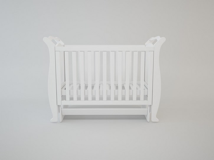 Кровать для новорожденных «Lusana» от фабрики элитной детской мебели VinsenT Kids