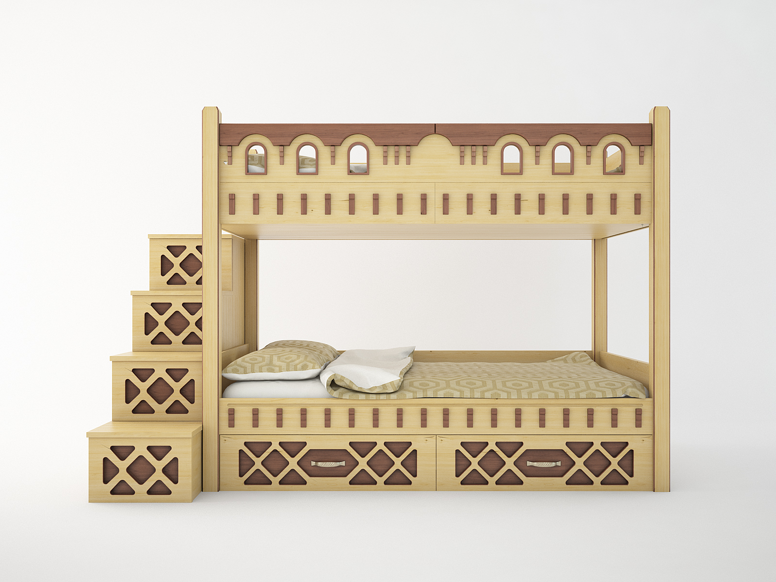 Кровать «Ninbo» от фабрики элитной детской мебели VinsenT Kids