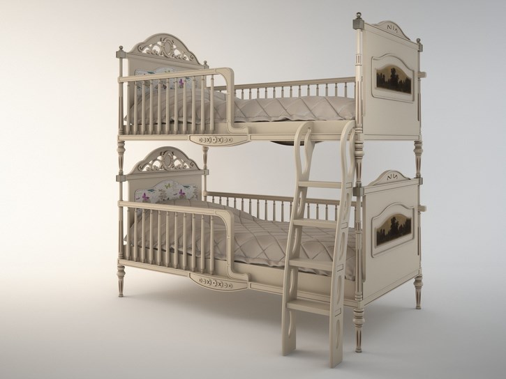 Двухъярусная кровать «Amafor» от фабрики элитной детской мебели VinsenT Kids